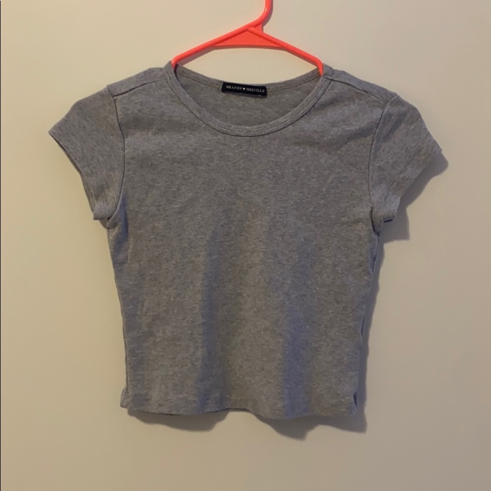 Grey brandy top